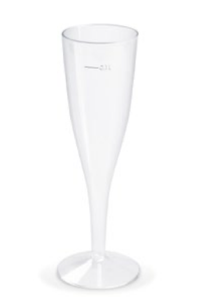 Sektglas einteilig (PS) &Oslash;63mm 0,1L [10 St.]