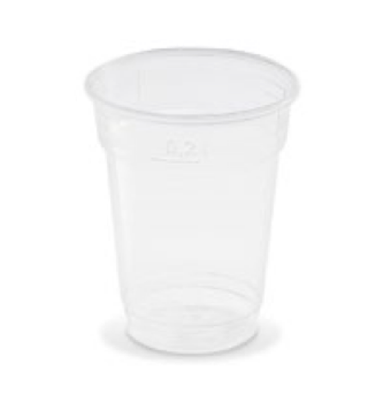Becher (rPET) glasklar &Oslash;78mm 0,25L [50 St.]