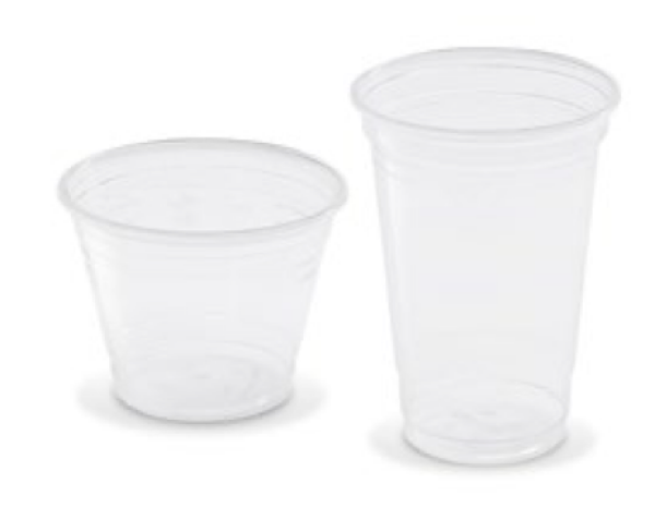 Becher (rPET) glasklar &Oslash;95mm 0,5L [50 St.]