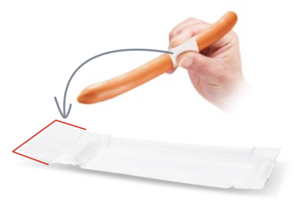 Pappteller (FSC Mix) mit Abri&szlig; wei&szlig; 8 x 18+3 cm [250 St.]