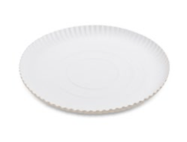 Pappteller (FSC Mix) tief wei&szlig; &Oslash;32cm [50 St.]