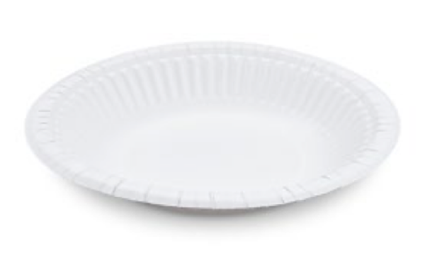 Pappschale (FSC Mix) wei&szlig; &Oslash;200mm 480ml [50 St.]