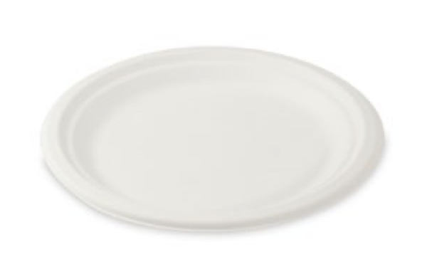 Teller (Zuckerrohr-Bagasse) &Oslash;22cm [50 St.]