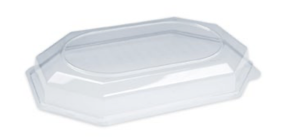 Domdeckel (rPET) klar f&uuml;r Catering-Platte 74945 [10 St.]