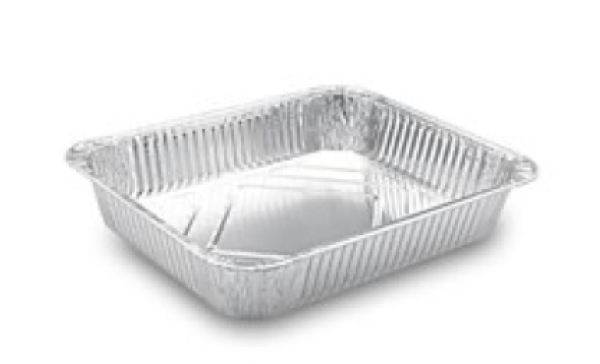 Schale (ALU) Gastro eckig 326 x 262 x 60 mm 3610ml `1/2` [25 St.]