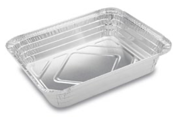 Schale (ALU) Gastro eckig 320 x 260 x 60 mm 3500ml `1/2` [50 St.]