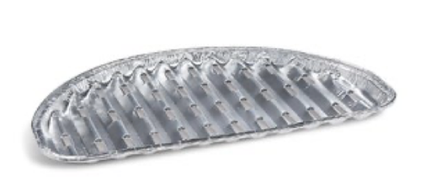 Grillpfanne (ALU) halbrund 32,5 x 19 cm [3 St.]