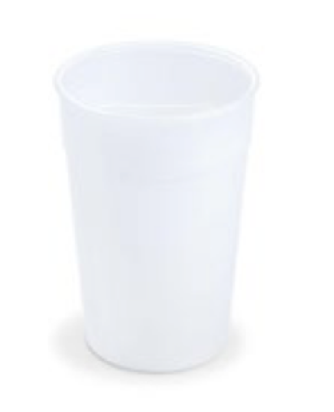 Mehrwegbecher (PP) gefrostet &Oslash;80mm 0,2L [10 St.]