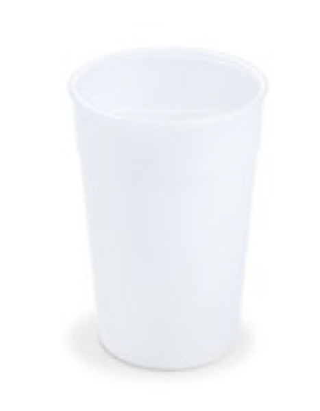 Mehrwegbecher (PP) gefrostet &Oslash;80mm 0,3L [10 St.]