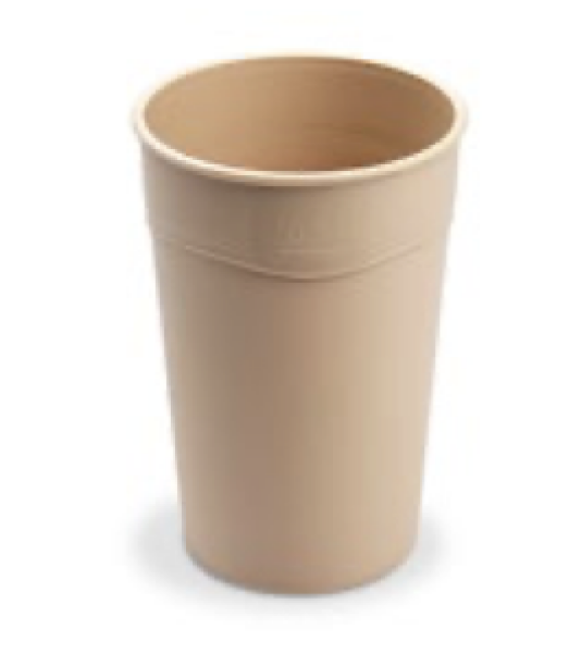 Mehrwegbecher (PP) creme &Oslash;80mm 0,3L [10 St.]