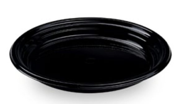 Teller (PP) Reware Dinner wiederverwendbar schwarz &Oslash;22cm [12 St.]