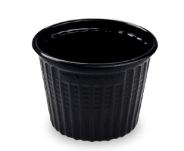 Snack-Becher (PP) Reware Snack wiederverwendbar schwarz &Oslash;115mm 520ml [25 St.]