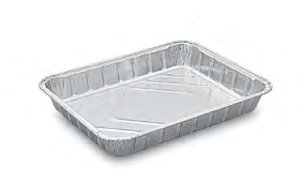 Men&uuml;-Schale (ALU) ungeteilt 227 x 177 x 30 mm 930ml [100 St.]