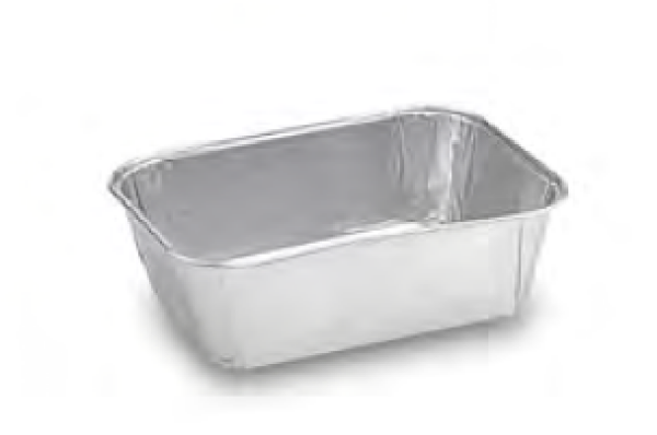 Schale (ALU) eckig 149 x 109 x 45 mm 550ml [50 St.]