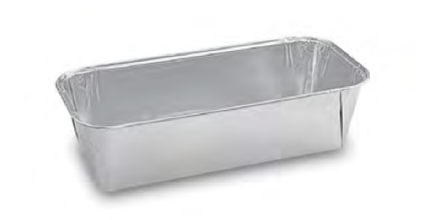 Schale (ALU) eckig 232 x 108 x 60 mm 1090ml [50 St.]