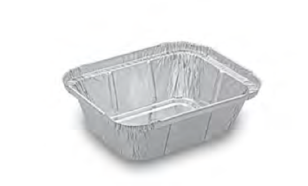 Schale (ALU) eckig 130 x 103 x 43 mm 250ml [100 St.]