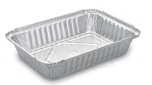 Schale (ALU) eckig 220 x 155 x 40 mm 820ml [100 St.]