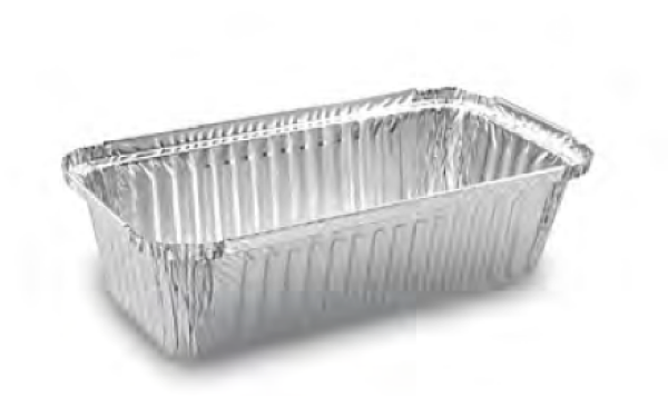 Schale (ALU) eckig 218 x 112 x 60 mm 900ml [100 St.]