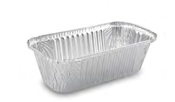 Schale (ALU) eckig 252 x 132 x 70 mm 1500ml [100 St.]
