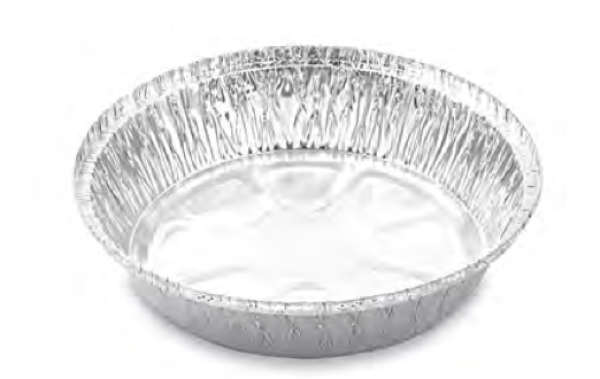 Schale (ALU) rund &Oslash;215 x 47 mm 1000ml [100 St.]