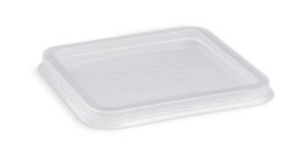 Deckel (PP) klar f&uuml;r Quadroboxx 115 x 115 mm [50 St.]