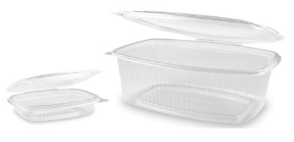 Feinkostbecher (PP) mit Deckel oval klar 2000ml [25 St.]