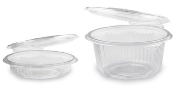 Achteckbecher (PP) Ripboxx klar 375ml [50 St.]