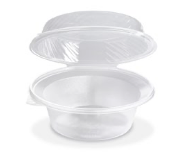 Salatschale (PP) mit Domdeckel klar 1700ml [25 St.]