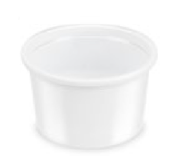 Dressingbecher (PP) Microboxx weiss &Oslash;46mm 30ml [50 St.]