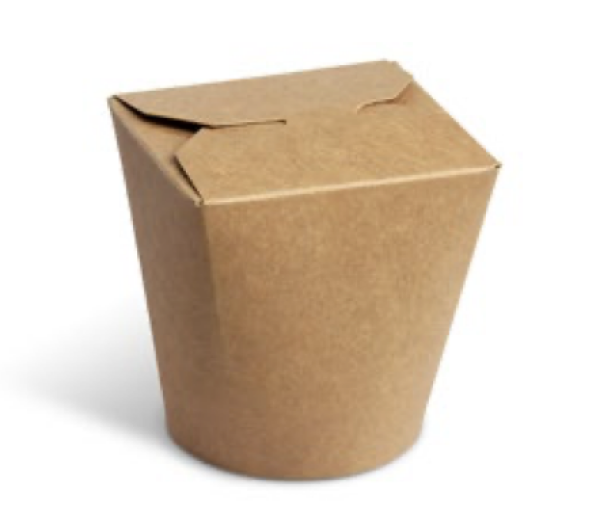 Food box Asia (PAP FSC Mix/PE) kraft 750ml/26oz [50 St.]