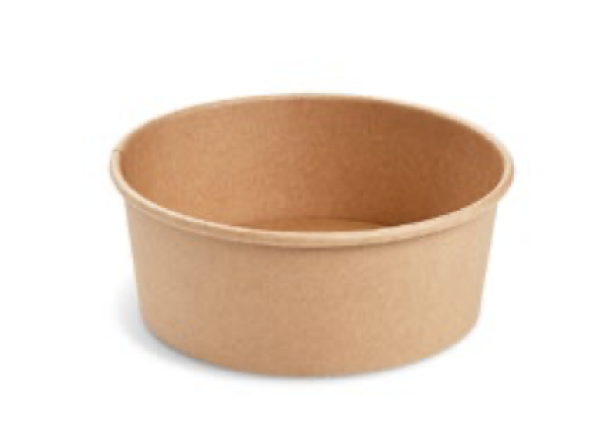 Salatschale (PAP/PE) kraft &Oslash;150mm 750ml [50 St.]