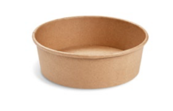 Salatschale (PAP/PE) kraft &Oslash;185mm 1300ml [50 St.]