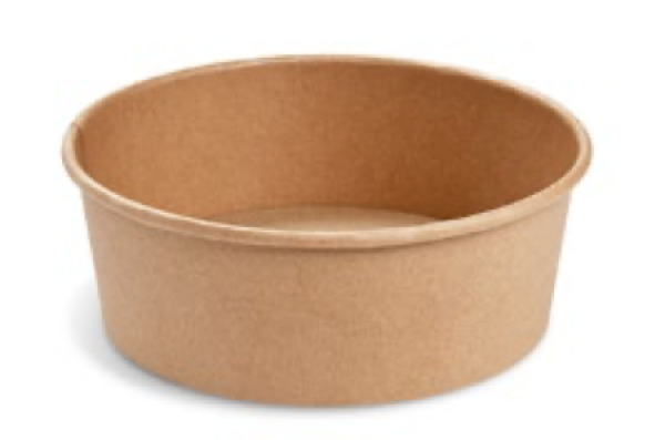 Salatschale (PAP FSC Mix/PE) kraft &Oslash;185mm 1300ml [50 St.]