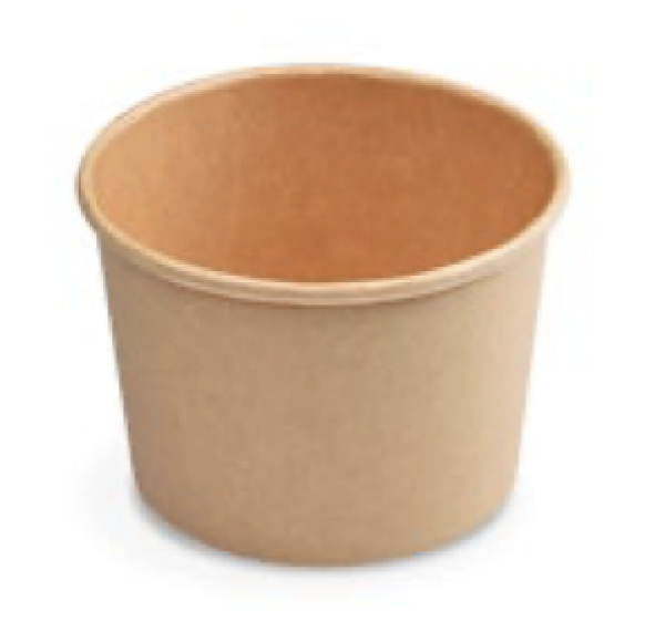 Papierbecher / Eisbecher (FSC Mix/PE) kraft &Oslash;75mm 125ml [50 St.]