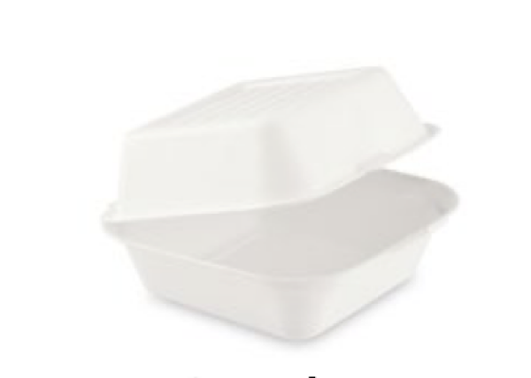 Burgerbox (Zuckerrohr-Bagasse) 152 x 150 x 78 mm [50 St.]