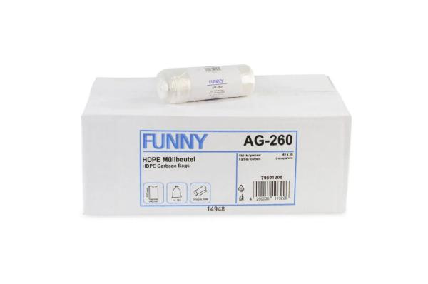 LDPE-Regenerat M&uuml;lls&auml;cke, blau, Typ 60 extra, 120 l, 700 x 1.100 mm, ca. 120l