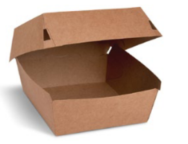 Burgerbox (PAP) kraft 115 x 115 x 78 mm [100 St.]