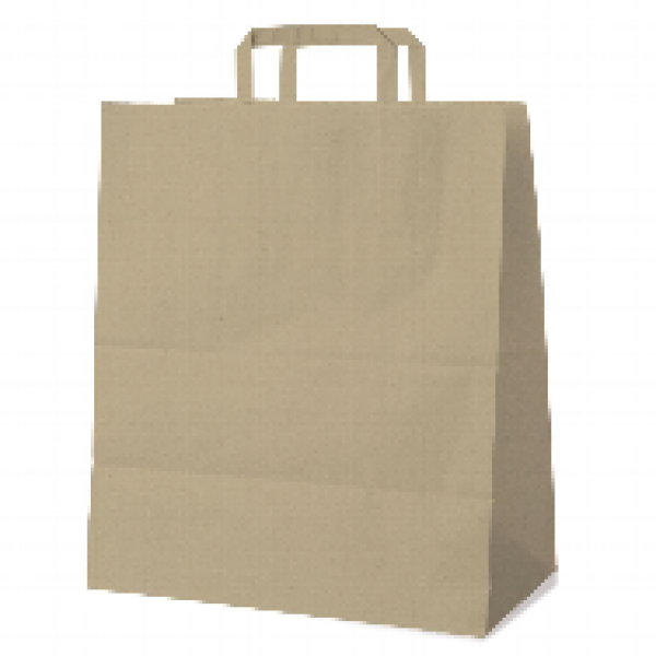 Papiertragetasche braun 40+16 x 45 cm [50 St.]