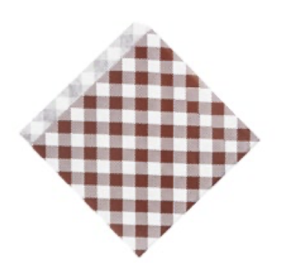 Papierbeutel Karo 14 x 14 cm [500 St.]
