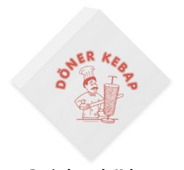 Papierbeutel Kebap 16 x 16 cm [500 St.]