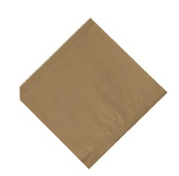 Papierbeutel braun 16 x 16 cm f&uuml;r Burger/Kebap [500 St.]