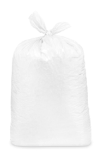 M&uuml;lleimerbeutel (HDPE) ECONOMY wei&szlig; 63 x 85 cm 70L `L+` [40 St.]