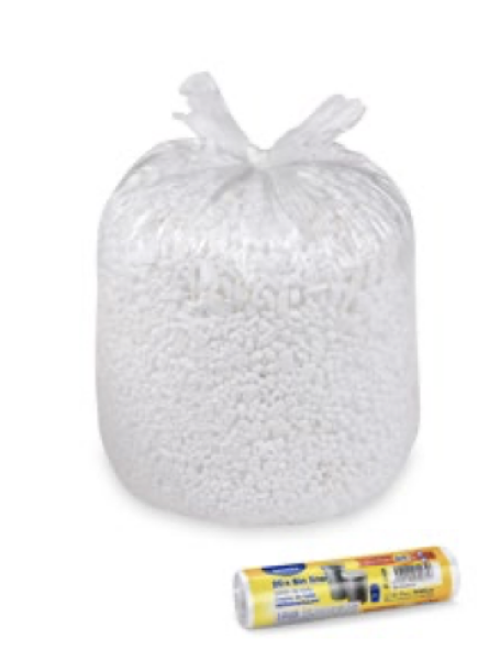 M&uuml;lleimerbeutel (HDPE) wei&szlig; 36 x 44 cm 10L `XS` [50 St.]
