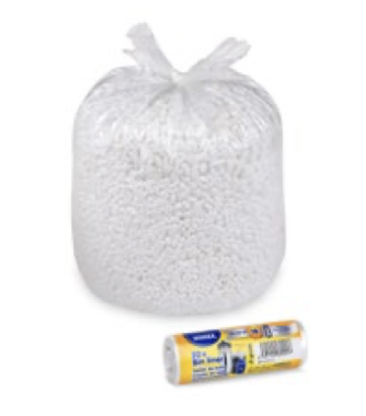 M&uuml;lleimerbeutel (HDPE) stark klar 60 x 72 cm 60L `L` [20 St.]
