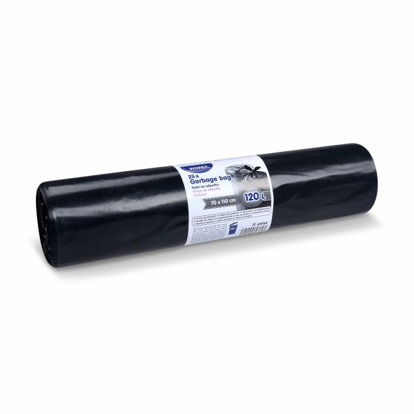 M&uuml;llsack (LDPE) schwarz 70 x 110 cm 120L [25 St.]