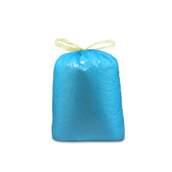 M&uuml;llsack (LDPE) mit Zugband blau 70 x 100 cm 120L [10 St.]