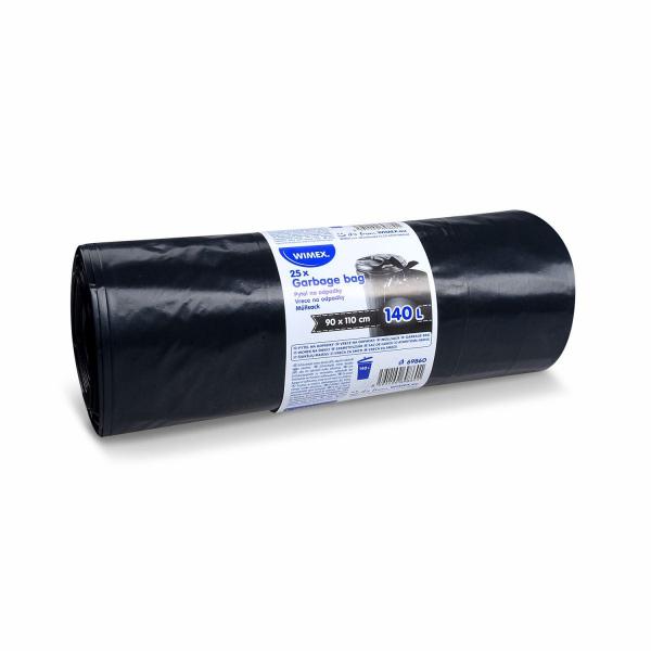 M&uuml;llsack (LDPE) schwarz 90 x 110 cm 140L [25 St.]