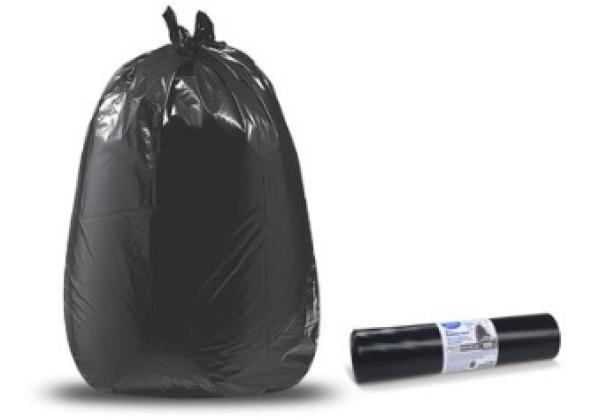 Bauschuttsack (LDPE) 100&micro;m schwarz 70 x 110 cm 120L [10 St.]
