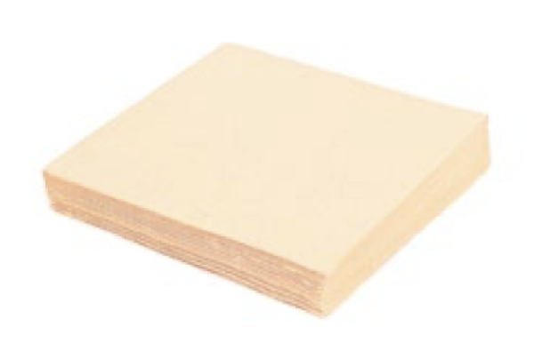 Serviette (PAP FSC Mix) 1-lagig champagner 33 x 33 cm [100 St.]