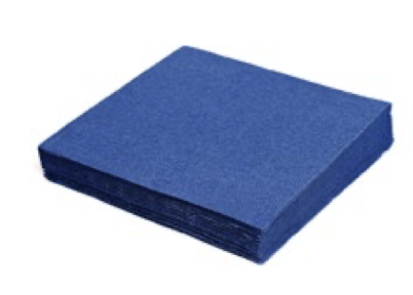 Serviette (PAP FSC Mix) 1-lagig dunkelblau 33 x 33 cm [100 St.]